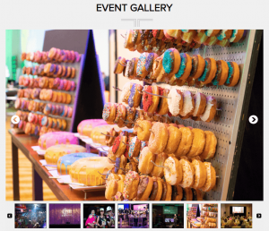 event landing page photo example