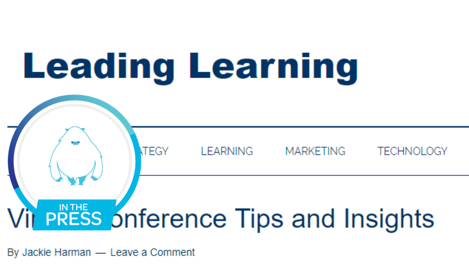 Virtual Conference Tips and Insights by Leading Learning