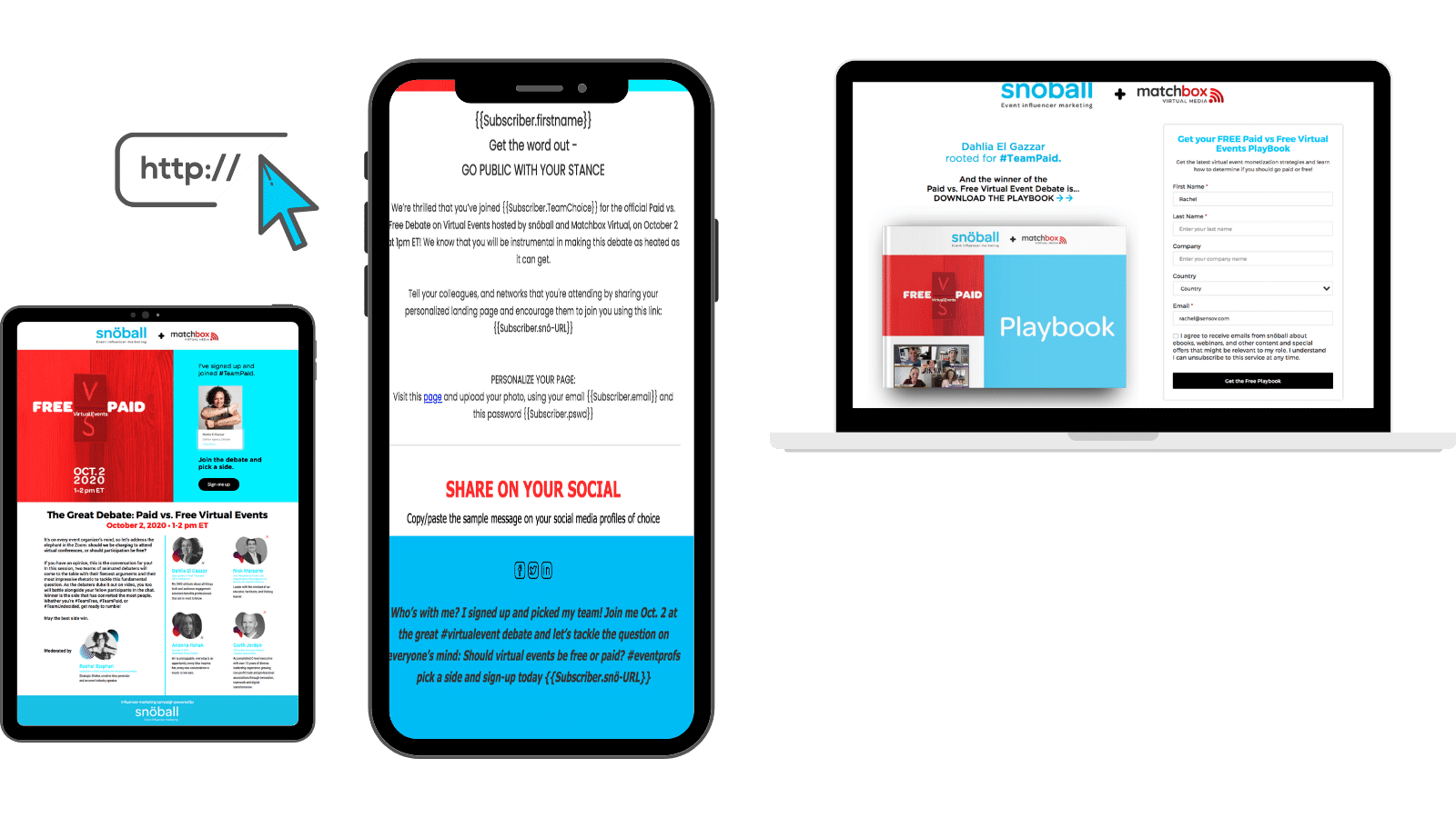 snoballFreevsPaidVirtualEvents Snöball Your Event. Get New