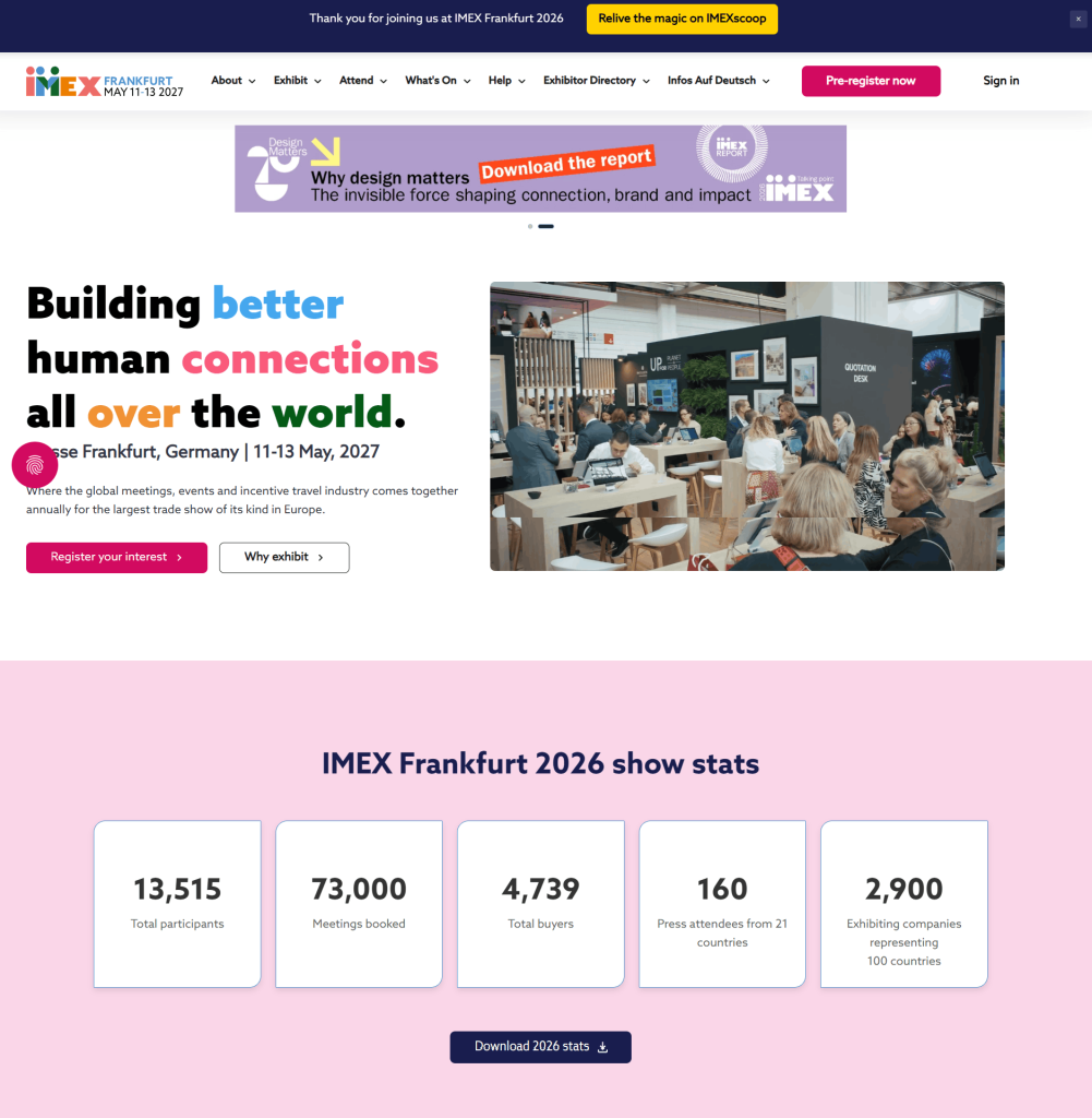 IMEX 2027 Landing page
