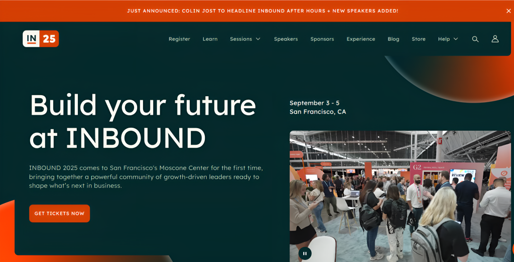 Hubspot Inboud landing page