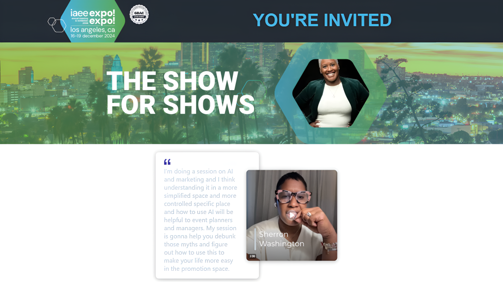 IAEE Expo! Expo! landing page