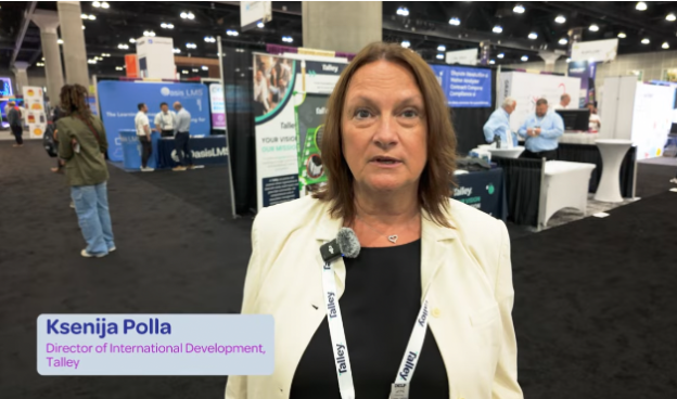 Ksenija Polla discussing the festivalization of business events at ASAE 2025, highlighting how human connection and joy drive attendee retention and loyalty.