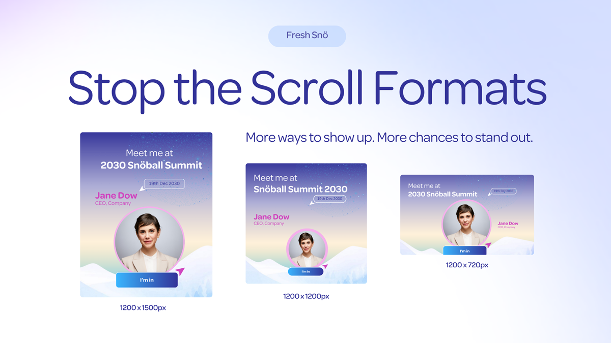 Stop the Scroll Formats