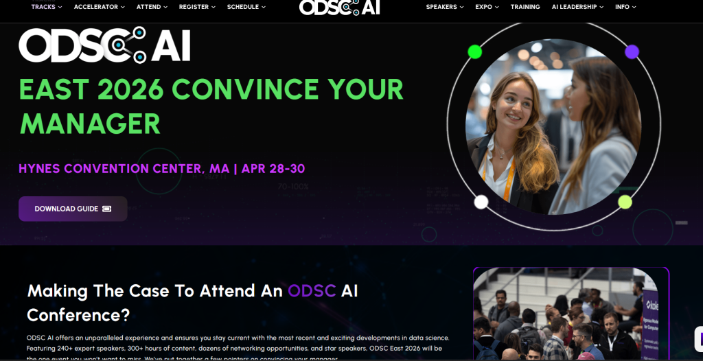 ODSCI East 2026 Convince Your Boss Page