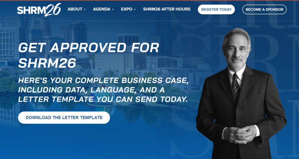 SHRM 2026 Convince Your Boss Page