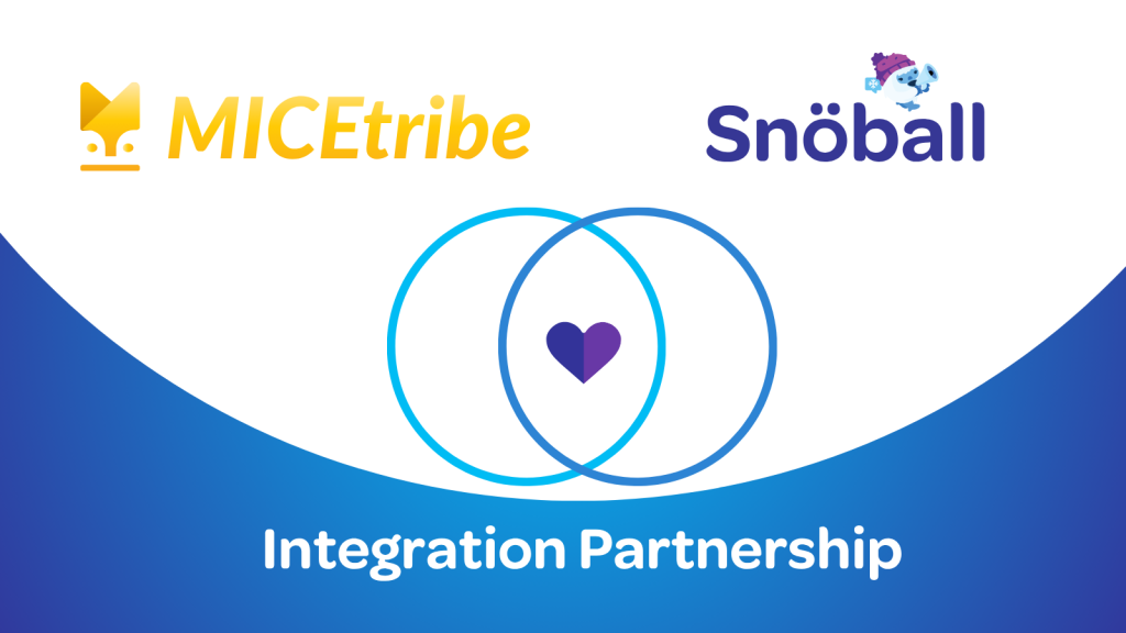 Snöball and MICEtribe integration partnership announcement