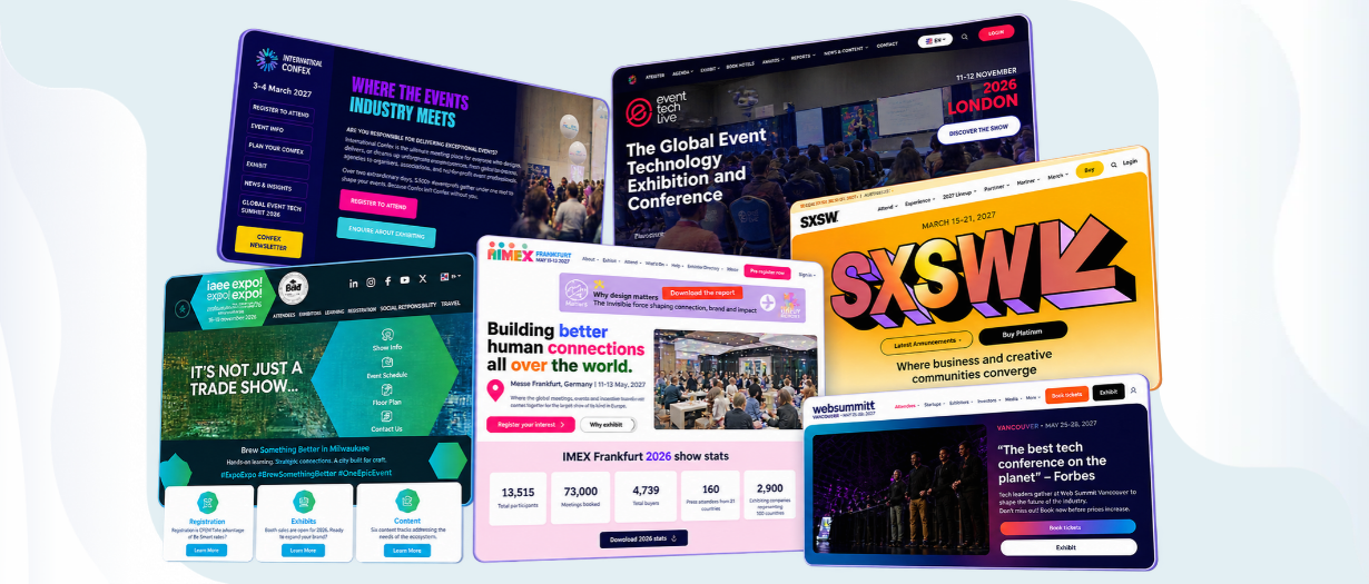 Event Landing pages 2027