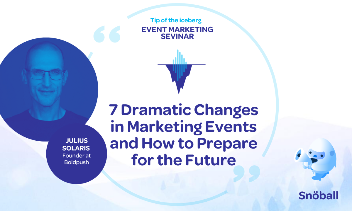 7 dramatic Changes in Marketing Events and How to Prepare for the Future by Julius Solaris